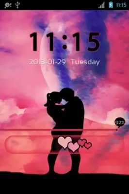 GO Locker Valentine Day android App screenshot 1